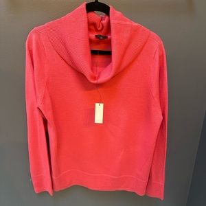 Talbots Merino wool cowl neck sweater, size L, NWT